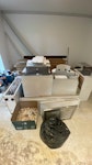 kitchen units, flooring kitchen units, laminate floor TW11 - removed for £290