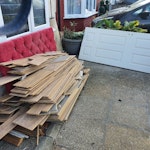 Flooring rubble doors x 5 All on ground floor. I have laminate flooring, rubble bags of plaster/wood saw dust etc and 5 doors ( pic shows 4) that are in shed one door has glass IG2 - removed for £225