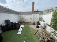 Toilet refurbished waste collected by M&V waste Clearance