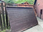 Dismantled wooden shed 4 walls and the floor of a dismantled 8x6 wooden garden shed LS13 - removed for £120