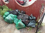 household and garden waste household and garden waste. old plant pots, empty containers, and assorted bric a brac. all very light, except there are two old rolls of turf in garden waste bags at the bottom which should go as well. N8 - removed for £65