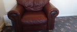 Leather sofa three piece Three piece leather sofa three seater and two armchairs great condition B36 - removed for £130