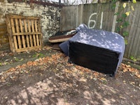 1 Chair, 2 sofas & a pallet collected by Rid Junk Ltd