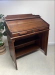 fridge, 4 chair, desk 4 wooden chairs, 1 freestanding fridge, 1 wooden desk. W1 - removed for £150
