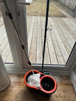 mop, brush, bin collected by George Allens Waste