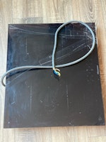 shattered induction hob collected by George Allens Waste