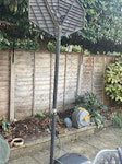 Ping pong table + basketball Ping pong table, basketball hoop, cast iron fire pit (corroded/broken), old flower pots. TW1 - removed for £65