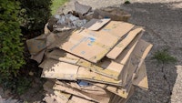 Cardboard collected by Capital Recycle LTD