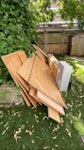 DIY waste Dismantled double fitted wardrobe, mirror doors, bathroom cabinet, small piece of plaster board, taps and shower rail. SW8 - removed for £150