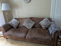 3 seater sofa 2 armchairs one collected by Mersey Waste (NW) LTD