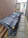 sofas already dismantled 3 piece and 2 piece sofa, both already dismantled, ready to collect in alleyway. BR5 - removed for £125