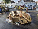 General Rubbish mainly cardboard but also some plastign and a few pallets. BR1 - removed for £170