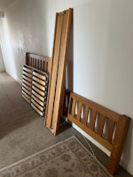 Double bed frame collected by Waste Machine