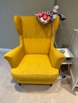 2 x ikea arm chairs 2 x ikea armchairs with footstool and cover, minor stains and marks but still in usable condition 
one armchair is upstairs in the house and one is downstairs. 
easy access, parking in driveway. WD17 - removed for £100