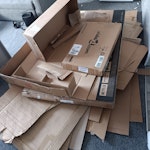 Empty cardboard Empty flattened Cardboard boxes from furniture TW4 - removed for £50