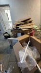 cardboard and basin cardboard and a basin easy collect from street no need to enter the building looking for cheapest price E1 - removed for £80
