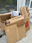 parcel boxes empty parcel boxes with a little bit of parcel plastic HA9 - removed for £50