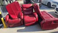 3 seater sofa and armchair. collected by SIMMS Movements