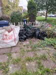 garden waste 1 large bag 16 sacks of grass twigs etc UB5 - removed for £125