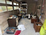 house/garage items  Urgent. Must be collected between Mon 8th - Wed 10th September (flexible on time)


Divan bed + 2 bedside cabinets,
Ikea poang chair
Tumble Dryer (working)
Garden furniture - mostly wooden (metal table frame)
Contents of garage 
Shelves and wooden tubs have some old metal hand tools in. 
Gas cylinder is for compressed air (diving) and empty 

Access is easy - wide drive and patio doors. 
Just the bed is upstairs - but there are wide stairs. NG9 - removed for £490