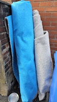 2 rolls of carpet collected by KJR Waste Ltd