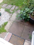 10 to 15 old paving slabs Need removing 15 slabs mixed small broken some whole medium size a few broken bricks. BN13 - removed for £60