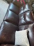 2 three seater sofas 2 three seater leather sofa's PR6 - removed for £140