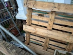 Pallets,rails,blocks etc rails, stone blocks, pallets and various solar rubbish TW1 - removed for £85