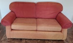 Much-loved sofa Much-loved sofa - still has plenty of life left in it and is very comfortable, if a little faded. Available now LU5 - removed for £60
