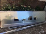 6 metal and glass doors 6 metal and glass wardrobe doors- each is over 2 m long so wont fit in a car- also the aluminium rails they slid on. SG6 - removed for £90