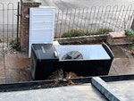 Fridge freezer Removal of fridge freezer from front garden KT9 - removed for £70