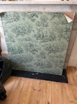 6ft foldable mdf sailboard This is a 6ft tall foldable MDF-base sailboard that has been wallpapered for a wedding. The board can absolutely be reused, but is missing the mdf supports that help it stand upright. The MDF still has the wallpaper and the lettering attached (but nothing else). N1 - removed for £45