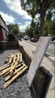 Pallet,scaffold pipes,counter collected by M&V waste Clearance