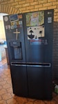 LG AMERICAN FRIDGE FREEZER LG  AMERICAN FRIDGE FREEZER - FRIDGE WORKS. FREEZER WORKS, BUT DOESN'T MAKE ICE CUBES FOR THE COLLECTION BUCKET - HENCE F5 E error displayed. IDEALLY NEEDS A SENSOR OR PART REPLACED TO WORK ACCORDING TO A FRIDGE ENGINEER LU4 - removed for £95