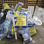 Bathroom waste some of bathroom waste and light waste in bags N1 - removed for £175