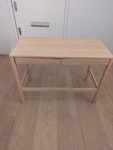 Small desk with drawers Small wooden writing desk, with 2 drawers. Light and can be carried by one person only. W8 - removed for £40