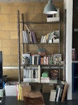 A bookcase Metal, quite heavy EC2A - removed for £90