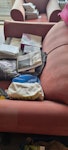 Two-seater sofa & 2 armchairs The two-seater sofa and two armchairs are dusty and cannot be reused. Needs to fly-tip. N16 - removed for £150