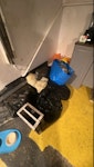 carpet waste and old curtain 5 bags of carpet waste, 1 bag of old curtains, one very small wood pallet E5 - removed for £90