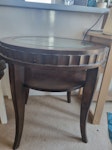 Flat clearance- bereavement Several items looking for all to be taken together - king size bed and mattress, sofa, arm chair, poof stool, chairs, rug, bookcase, desk, tv stand, bedside table, chest of drawers etc - several ad hoc items and bags of clothes/shoes/rubbish to get rid of. No fire label on sofa and bed as from Canada. BN1 - removed for £550
