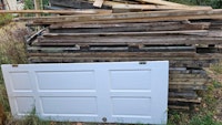 Scrap timber -decking and door collected by Carry Away Clearance
