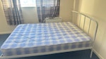 bed frame and mattress, sofa bed frame and mattress, chair, 3-seat sofa SO17 - removed for £90