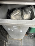 5/6 bags of household waste one bins worth of bagged household waste. was missed in this weeks collection (5 or 6bags). in grey bin in bin store NW10 - removed for £40
