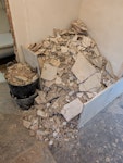 Rubble and scrap metal Loose construction rubble (1st picture) located in 3rd floor flat with lift access. 
Also scrap metal: 
- steel: 6x door frames and 1 kitchen sink (2nd picture)
- cast iron?: 1x pipe, roughly 3m long (3rd picture)
- stack of copper pipes (possibly a couple of steel items in there) (4th picture)

Ideal collection time on Wednesday (daytime only), but flexible during the week, from Monday afternoon to Friday morning. SW6 - removed for £185
