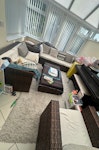 Ratan garden furniture set 2 seater, 3 seater, single chair and coffee table. Budget ONO £80 please kindly offer lowest price possible. B26 - removed for £90
