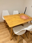 1 table, 4 chairs, small couch A can be seen in the photos: there is a small couch, table, and 4 chairs. They are in functional, reusable condition. N19 - removed for £0