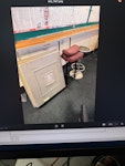 furniture plastic cover
2 x broken chairs 
3 x boxes ceiling tiles E1 - removed for £80
