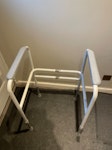 Rusted toilet frame 1 disability toilet frame. Rusted so can’t be reused. GU21 - removed for £30
