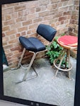 3x chairs from betfred 1x red chair, 1x black chair, 1x red stool WA8 - removed for £45