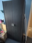 Single bed, mattress, wardrobe I need a waste removal from a first floor spare bedroom (as I can't lift them out myself). A very old broken single bed (broken frame and draws), a single headboard,  single mattress (all for waste) and a single black wardrobe (just an old argos free standing wooden one - a little unstable but fixable if recycled). YO26 - removed for £150